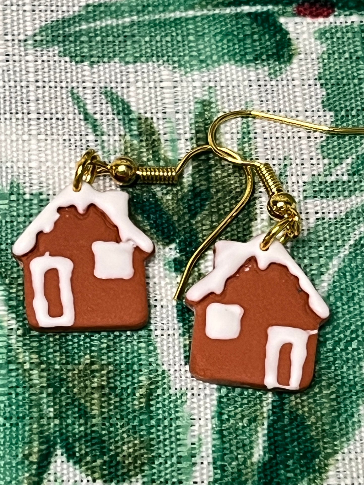 Gingerbread House Dangles